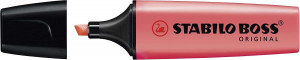 Stabilo Boss 70 Pastel Marcador Fluorescente - Color Rojo Coral Meloso