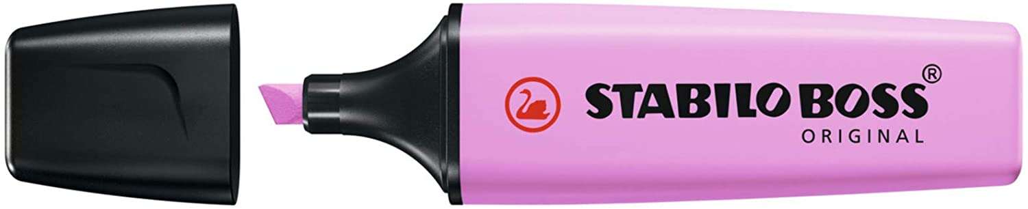 Stabilo Boss 70 Pastel Marcador Fluorescente - Color Fucsia Helado