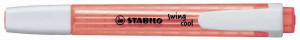 Stabilo Swing Cool Marcador Fluorescente - Color Rojo