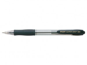Pilot Boligrafo de Bola Retractil SuperGrip - Color Negro