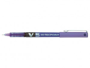 Pilot Boligrafo de Tinta Liquida V5 HI-Tecpoint Rollerball - Color Violeta