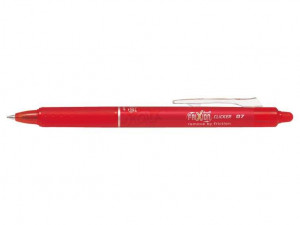 Pilot Frixion Clicker Boligrafo de Gel Borrable Retractil - Color Rojo