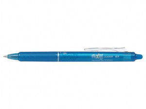 Pilot Frixion Clicker Boligrafo de Gel Borrable Retractil - Color Azul Claro