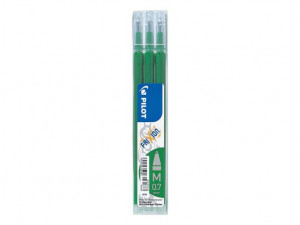 Pilot Pack de 3 Recambios para Frixion Ball / Frixion Clicker - Color Verde