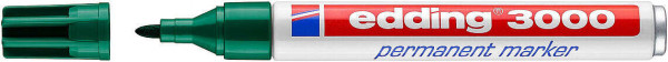 Edding 3000 Rotulador Permanente - Color Verde