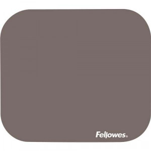 Fellowes Alfombrilla Premium - Base de Goma Antideslizante - Superficie de Poliester - 23.2x19.9cm - Color Gris