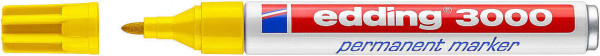 Edding 3000 Rotulador Permanente - Color Amarillo