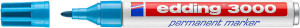 Edding 3000 Rotulador Permanente - Color Azul Claro