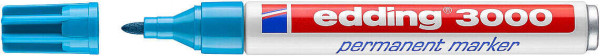 Edding 3000 Rotulador Permanente - Color Azul Claro