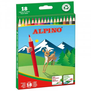 Alpino Pack de 18 Lapices de Colores