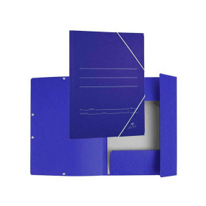 Mariola Carpeta de Carton con Solapas Folio - Color Azul Mate