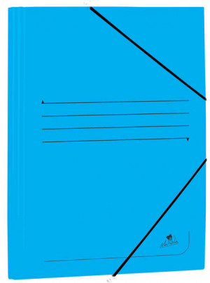 Mariola Carpeta de Carton Estucado con Solapas Folio - Color Azul