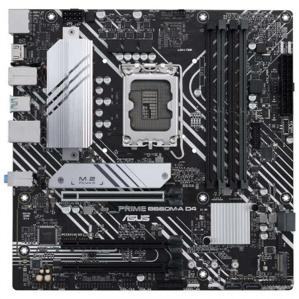Asus Prime B660M-A D4-CSM Placa Base Intel 1700 4x DDR4 - HDMI, M.2, PCIe4.0, 4x Sata III, USB 3.2, ATX - Imagen 3