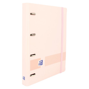 Oxford Live & Go A4+ Polyfoam Europeanbinder - Color Rosa Pastel