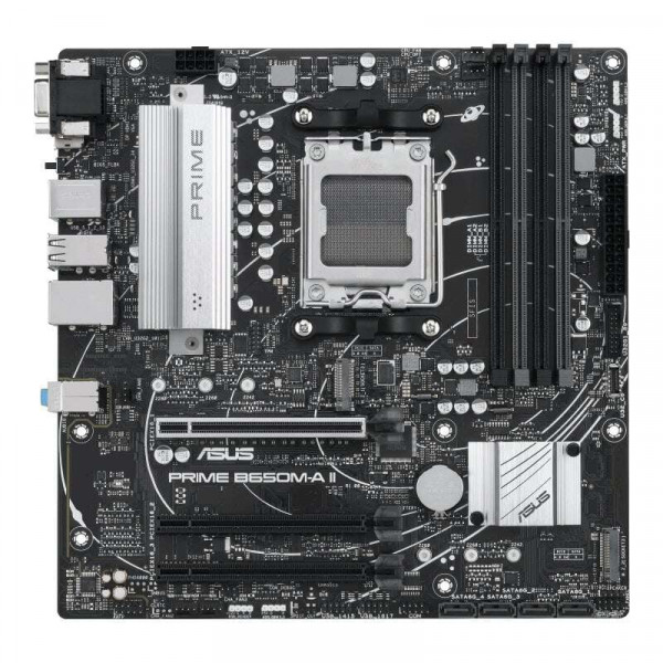 Asus Prime B650M-A II-CSM Placa Base AMD5 4x DDR5 - HDMI, M.2, 4x Sata III, USB 2.0, 3.2, RJ-45, DispalyPort, MicroATX - Imagen 3