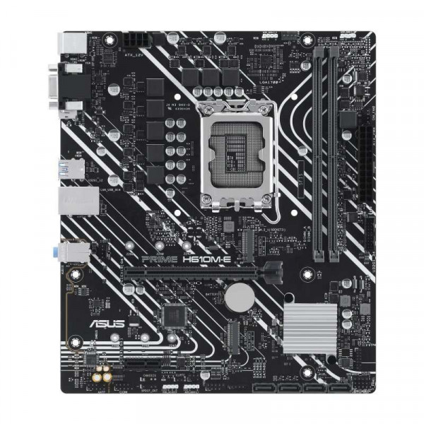 Asus Prime H610M-E-CSM Placa Base Intel1700 2x DDR5 - HDMI, VGA, M.2, PCIe4.0, 4x Sata III, RJ-45, USB 2.0, 3.2, DisplayPort, MicroATX - Imagen 3