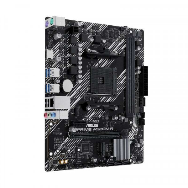 Asus Prime A520M-R Placa Base AMD4 2x DDR4 - HDMI, M.2, PCI Express, 4x Sata III, USB 2.0, 3.2, RJ-45, MicroATX - Imagen 3