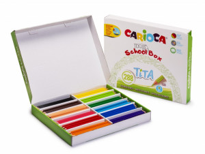 Carioca Tita Pack de 288 Lapices Hexagonales de Resina