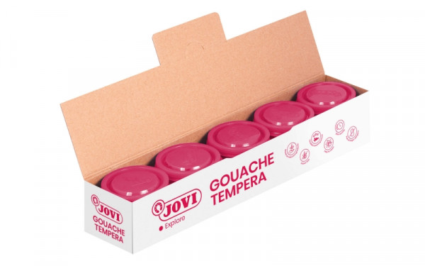 Jovi Bote de Tempera Escolar 35ml - Color Magenta