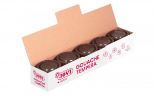 Jovi Bote de Tempera Escolar 35ml - Color Marron