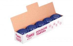 Jovi Bote de Tempera Escolar 35ml - Color Azul Oscuro