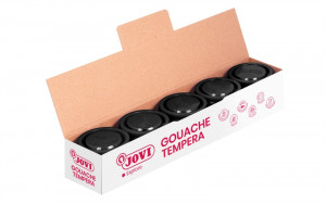 Jovi Bote de Tempera Escolar 35ml - Color Negro