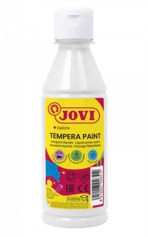 Jovi Tempera Paint Tempera Liquida 250ml - Color Blanco