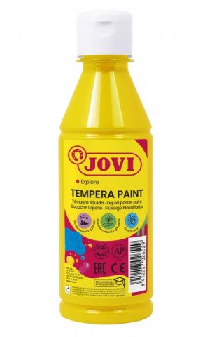 Jovi Tempera Paint Tempera Liquida 250ml - Color Amarillo