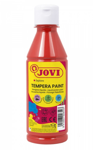 Jovi Tempera Paint Tempera Liquida 250ml - Color Rojo Bermellon