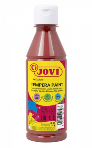 Jovi Tempera Paint Tempera Liquida 250ml - Color Marron