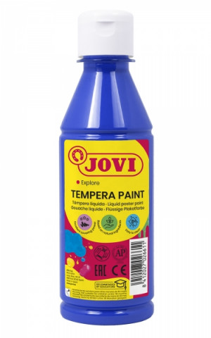 Jovi Tempera Paint Tempera Liquida 250ml - Color Azul Oscuro