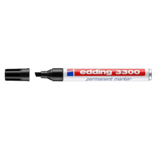 Edding 3300 Rotulador Permanente - Color Negro