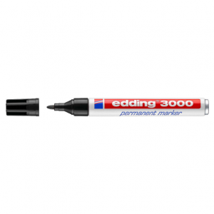 Edding 3000 Rotulador Permanente - Color Negro