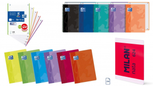 Cuadernos, libretas, blocs y recambios