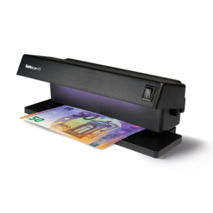 Safescan 45 Detector de Billetes Falsos UV - Potente Luz Ultravioleta Doble 2x 6W - Apto para Carnets de Conducir, Documentos Oficiales, Tarjetas de Credito...