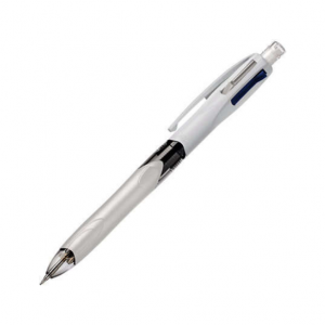 Bic 4 Colours 3+1 Boligrafo y Portaminas Retractil - Punta Media de 1mm - Mina HB 0.7mm - Cuerpo Ancho con Grip - Goma de Borrar - 3 Colores + Portaminas