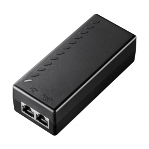 Cudy Inyector Gigabit PoE+/PoE - Potencia hasta 30W - 2 Puertos - Datos y Alimentacion por El Mismo Cable hasta 100m - Carcasa de Pla stico - Color Negro