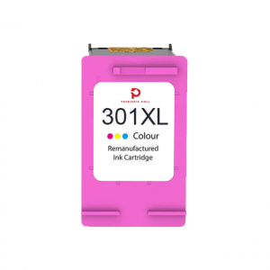 HP 301XL Color Cartucho de Tinta Remanufacturado - Muestra Nivel de Tinta - Reemplaza CH564EE/CH562EE