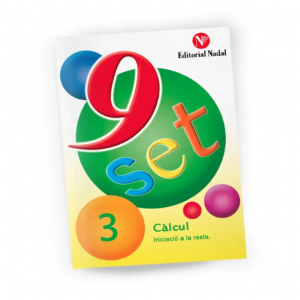 Quadern de matemàtiques – Nou set Càlcul 3 Iniciació a la resta – primària