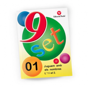 Quadern de matemàtiques 01 – Nou set Juguem amb els nombres – L’1 i el 2 – infantil