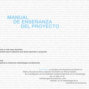 Manual de enseñanza del proyecto