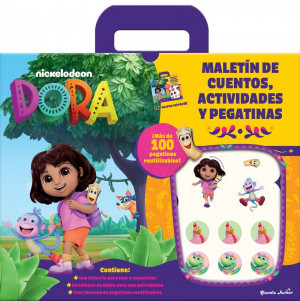 Dora. Malet?n de cuentos, actividades y pegatinas