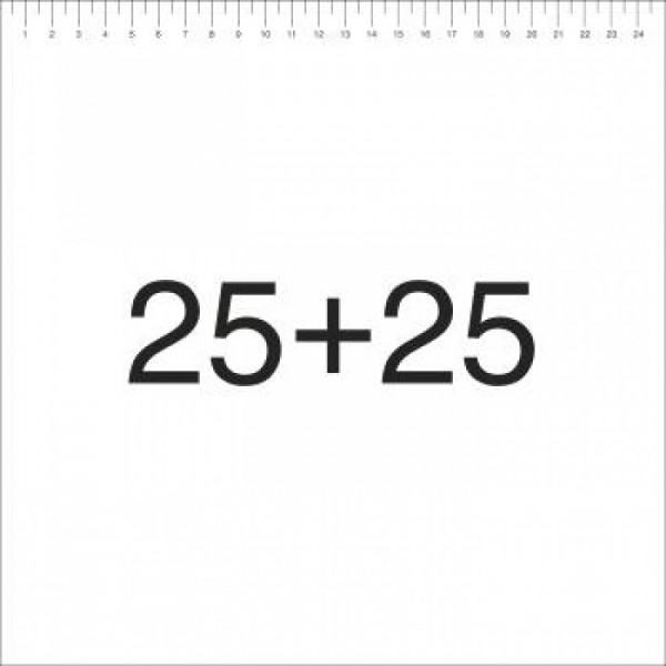 25 + 25