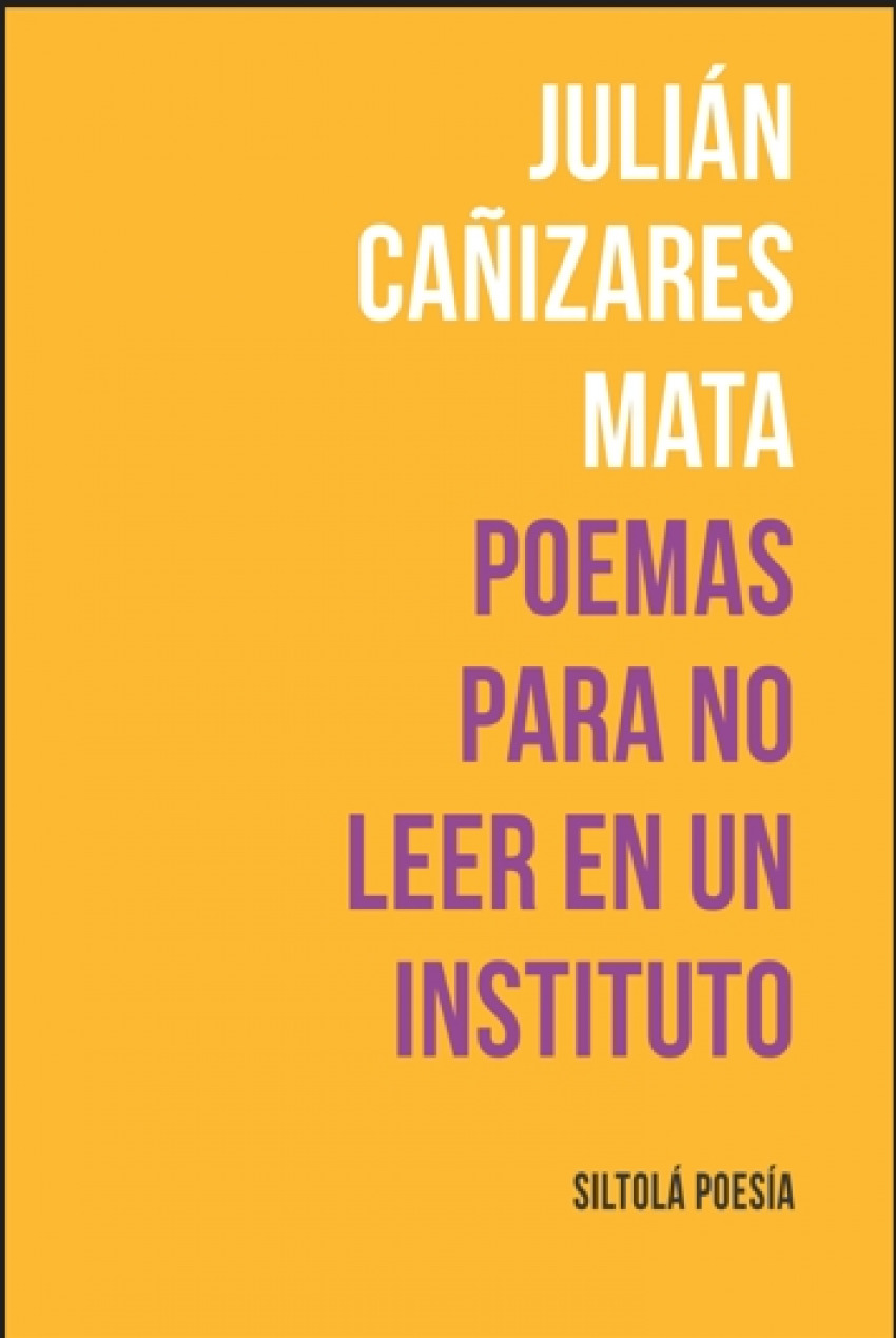 Poemas para no leer en un instituto