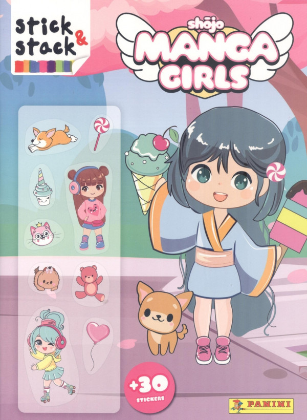 SHOJO MANGA GIRLS.(STICK & STACK)
