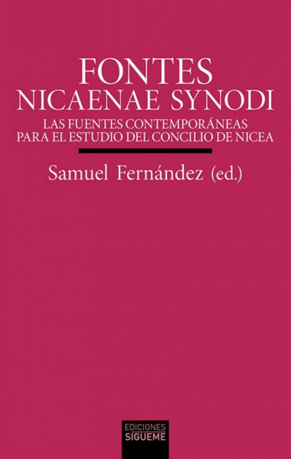FONTES NICAENAE SYNODI