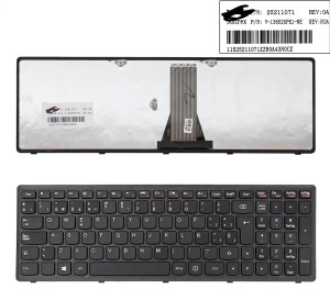 TECLADO ESPA?OL LENOVO G500S S500 S510P FLEX 15 SERIES | NEGRO CON MARCO NEGRO