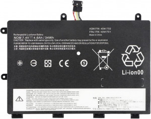 BATERIA LENOVO YOGA 11E SERIES 7.4V/4400mAh | 45N1751 45N1749 45N1750 45N1748