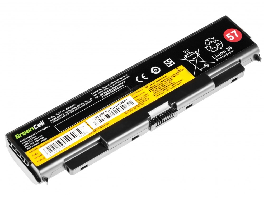 BATERIA LENOVO THINKPAD T440P T540P L540 W540 W541 L440 T540P SERIES | 45N1144 45N1145 45N1147