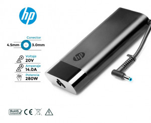 CARGADOR HP ORIGINAL | 20V / 14.0A | 4.5 x 3.0mm | 280W